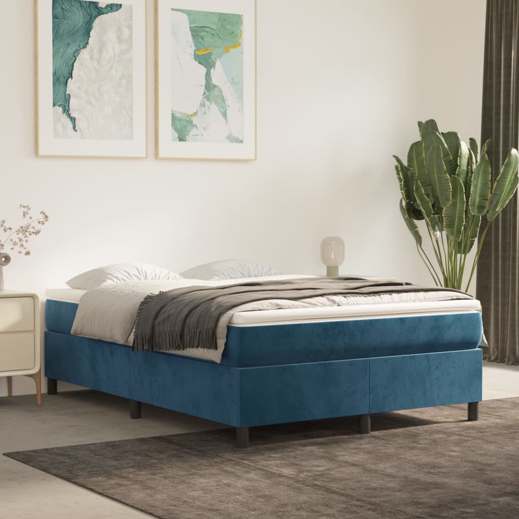 Boxspring Zonder Matras Fluweel
