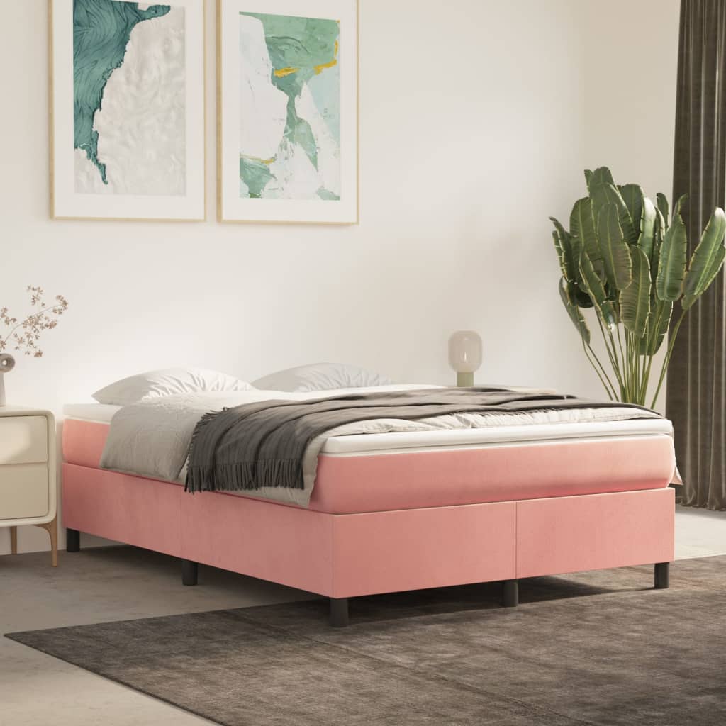 Boxspring Zonder Matras Fluweel