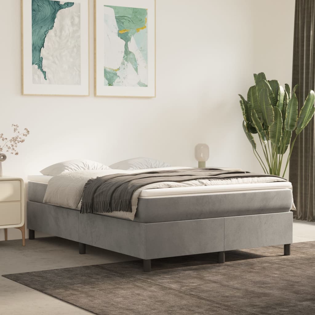Boxspring Zonder Matras Fluweel