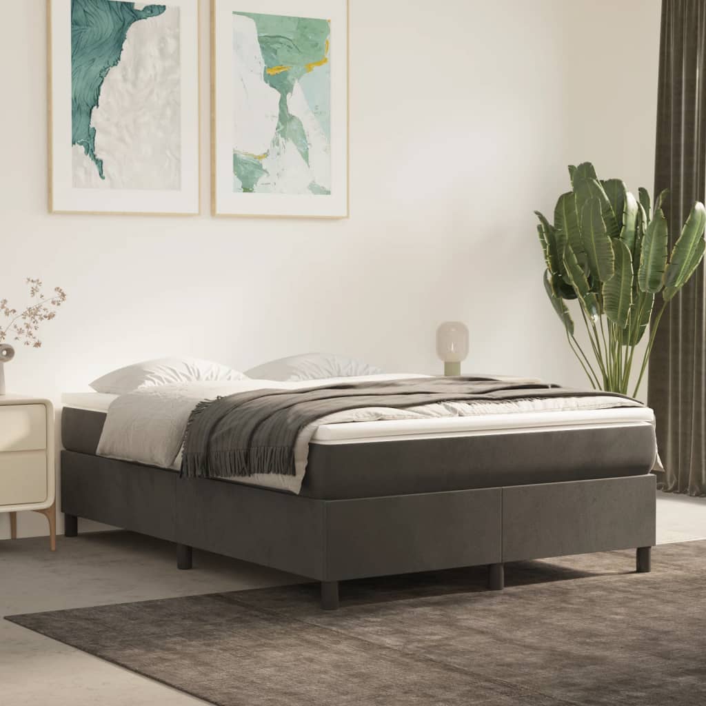 Boxspring Zonder Matras Fluweel