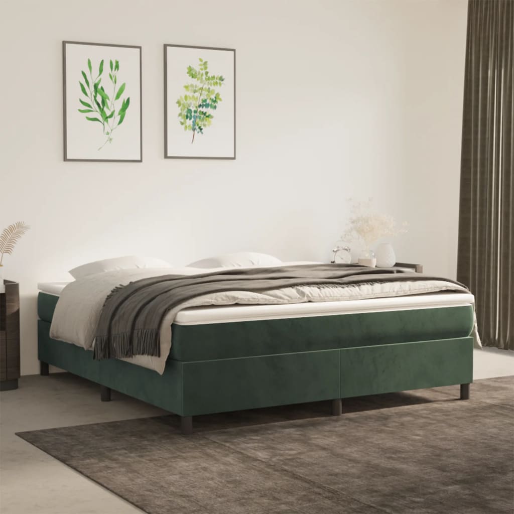 Boxspring Zonder Matras Fluweel