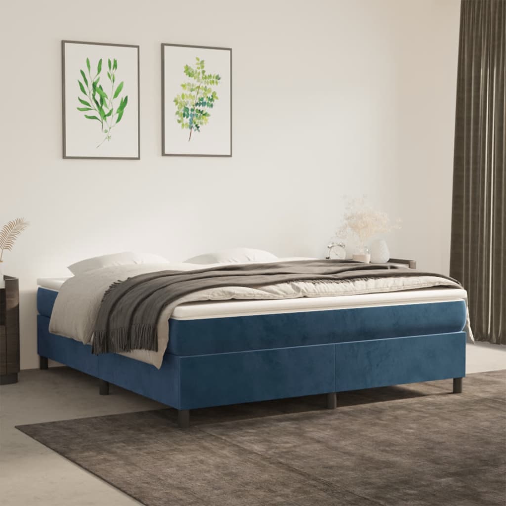Boxspring Zonder Matras Fluweel