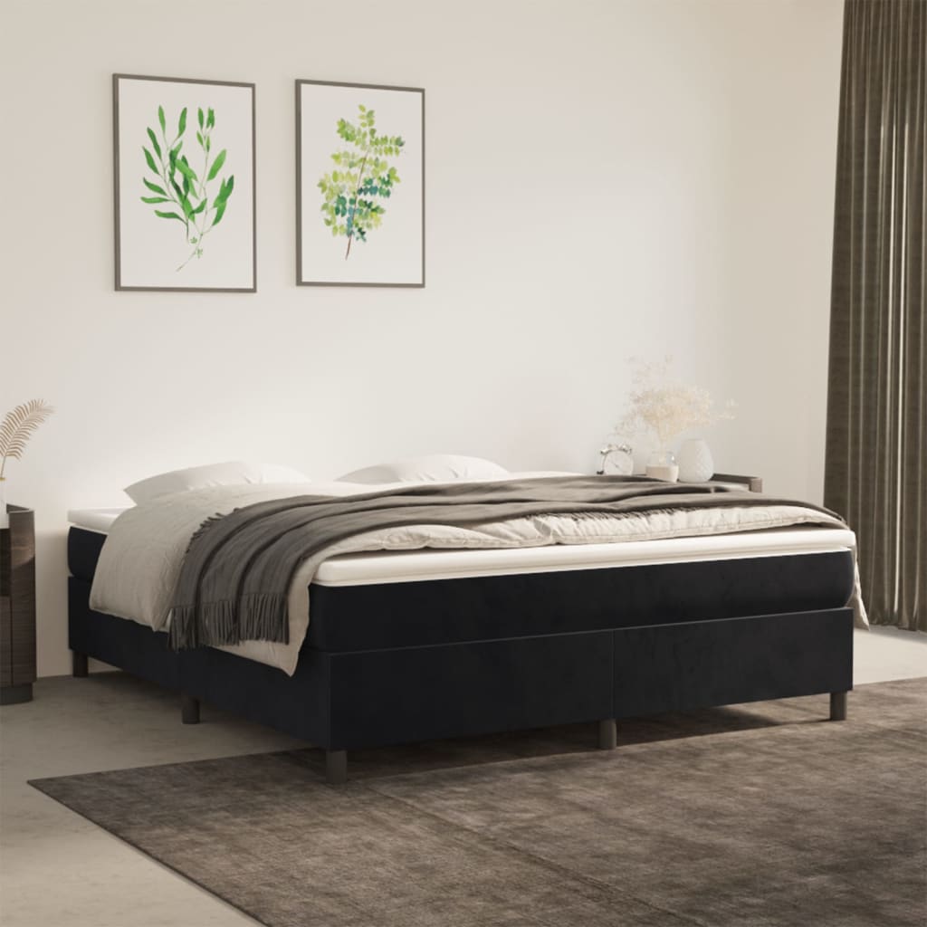 Boxspring Zonder Matras Fluweel