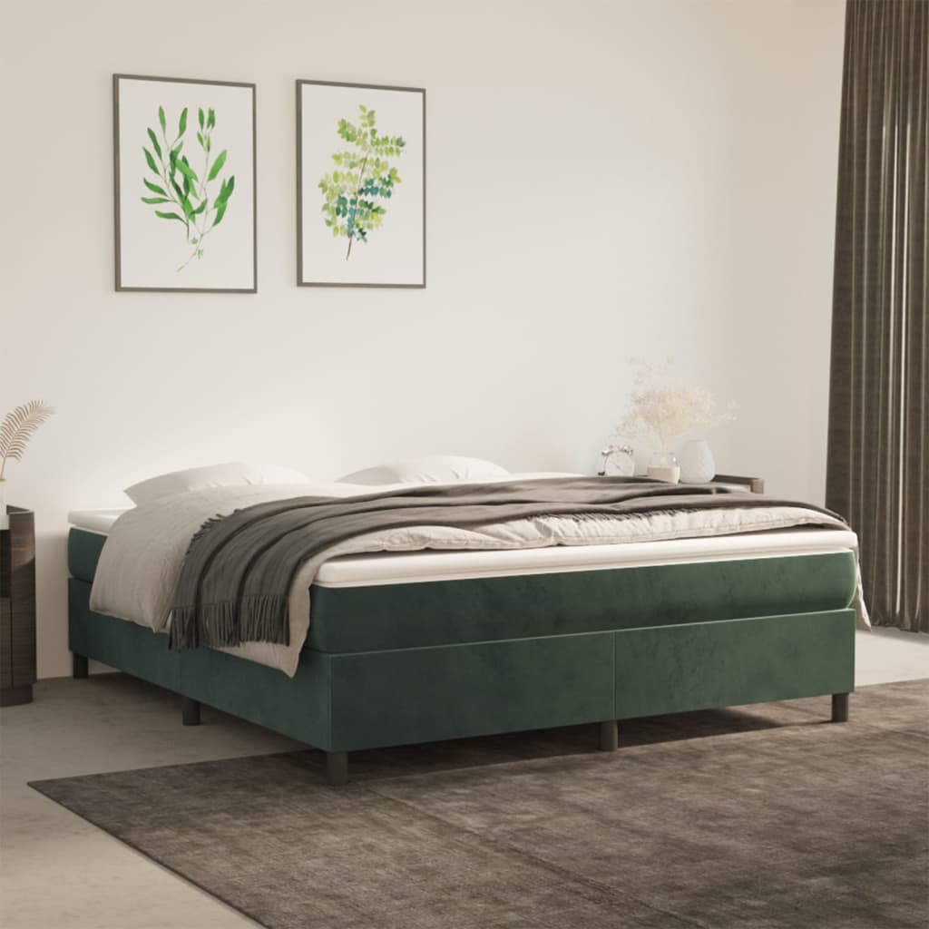 Boxspring Zonder Matras Fluweel