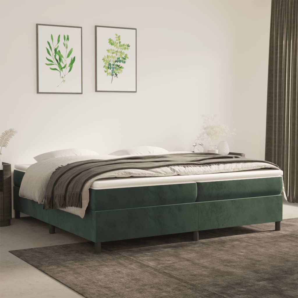 Boxspring Zonder Matras Fluweel