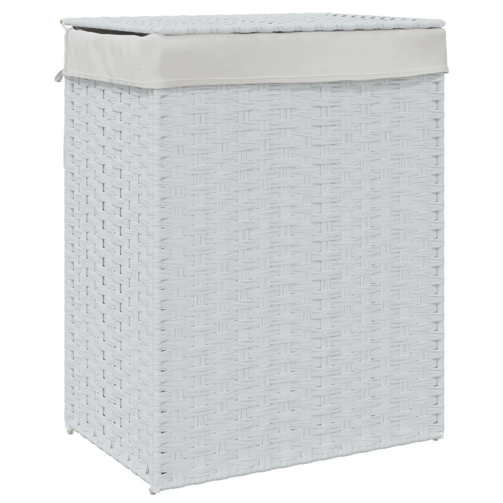 Wasmand Met Deksel 46X33X60 Cm Poly Rattan
