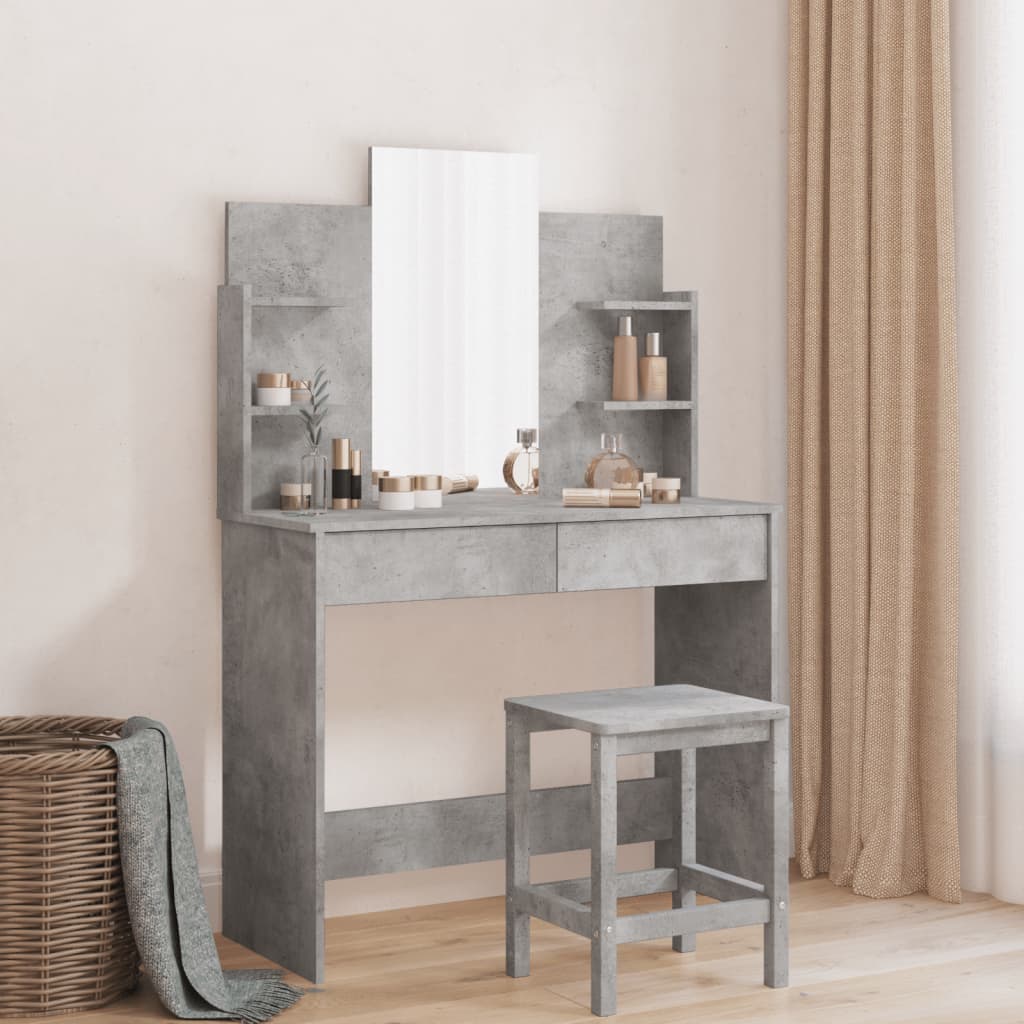Kaptafel Met Spiegel 96X39X142 Cm