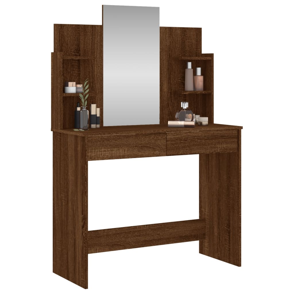 Kaptafel Met Spiegel 96X39X142 Cm