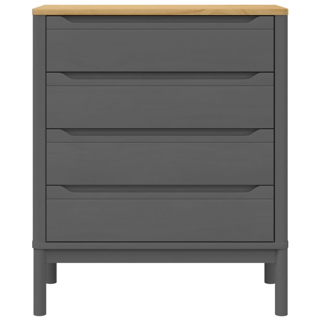 Ladekast Floro Massief Grenenhout