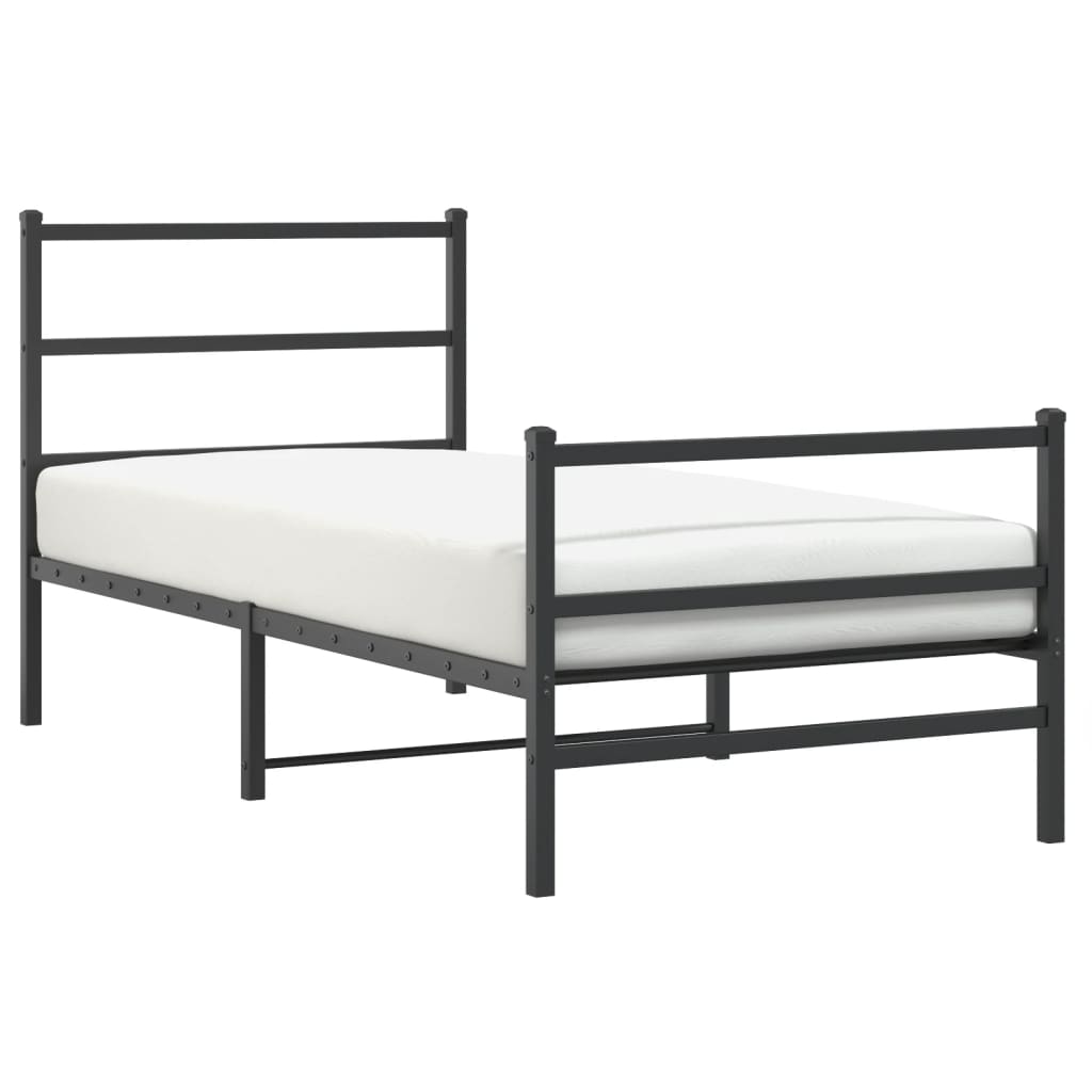 Bedframe Met Hoofd- En Voeteneinde Metaal