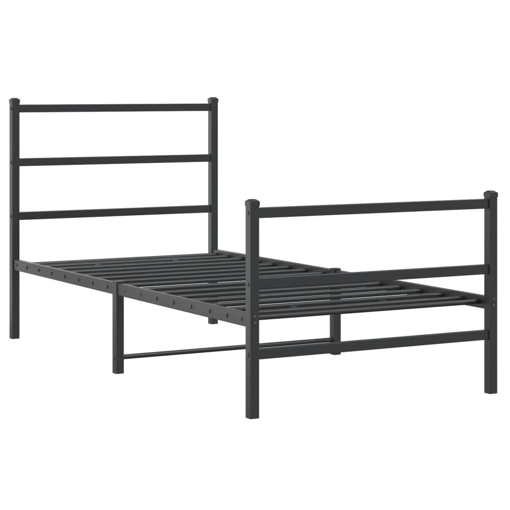 Bedframe Met Hoofd- En Voeteneinde Metaal