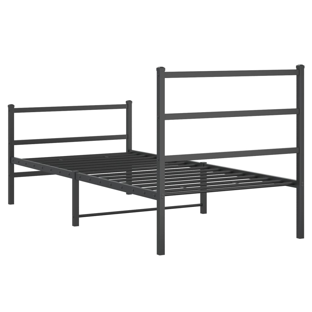 Bedframe Met Hoofd- En Voeteneinde Metaal