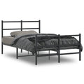 Bedframe Met Hoofd- En Voeteneinde Metaal