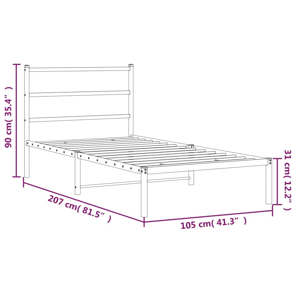 Bedframe Metaal