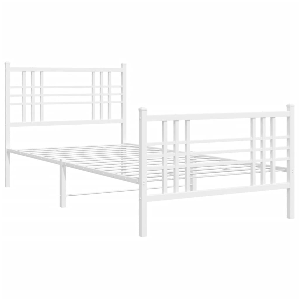 Bedframe Met Hoofd- En Voeteneinde Metaal