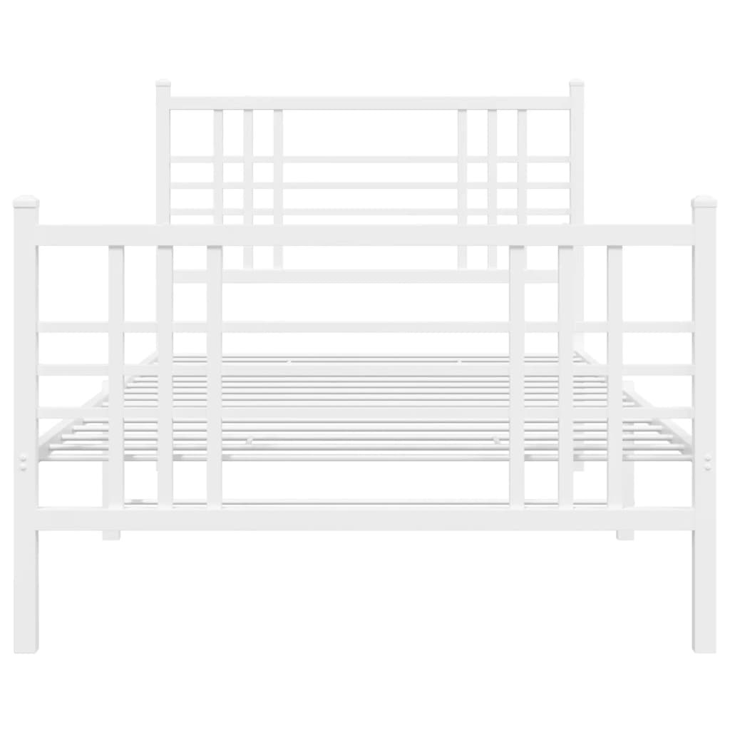 Bedframe Met Hoofd- En Voeteneinde Metaal