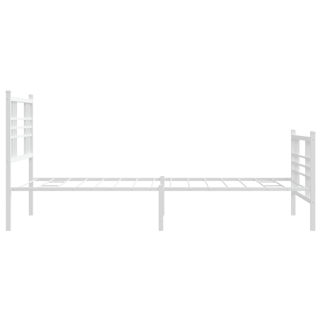 Bedframe Met Hoofd- En Voeteneinde Metaal