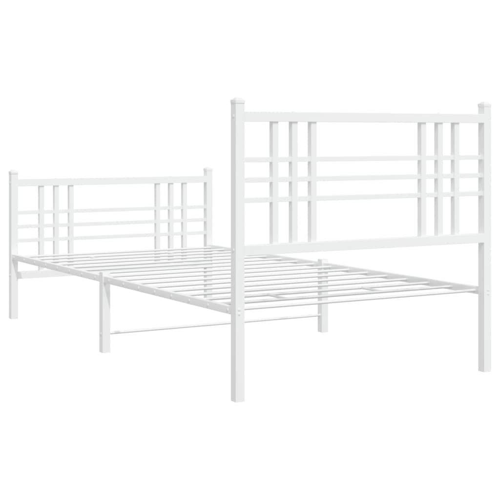 Bedframe Met Hoofd- En Voeteneinde Metaal