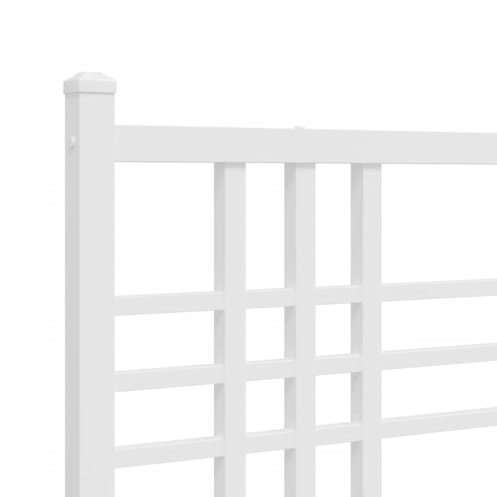 Bedframe Met Hoofd- En Voeteneinde Metaal