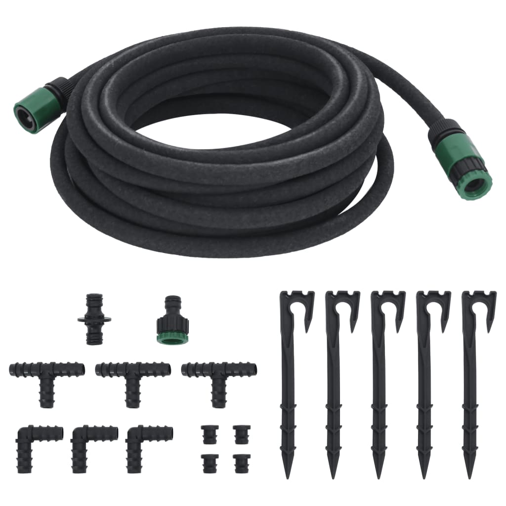 Druppelslang 0,6'' Rubber Zwart