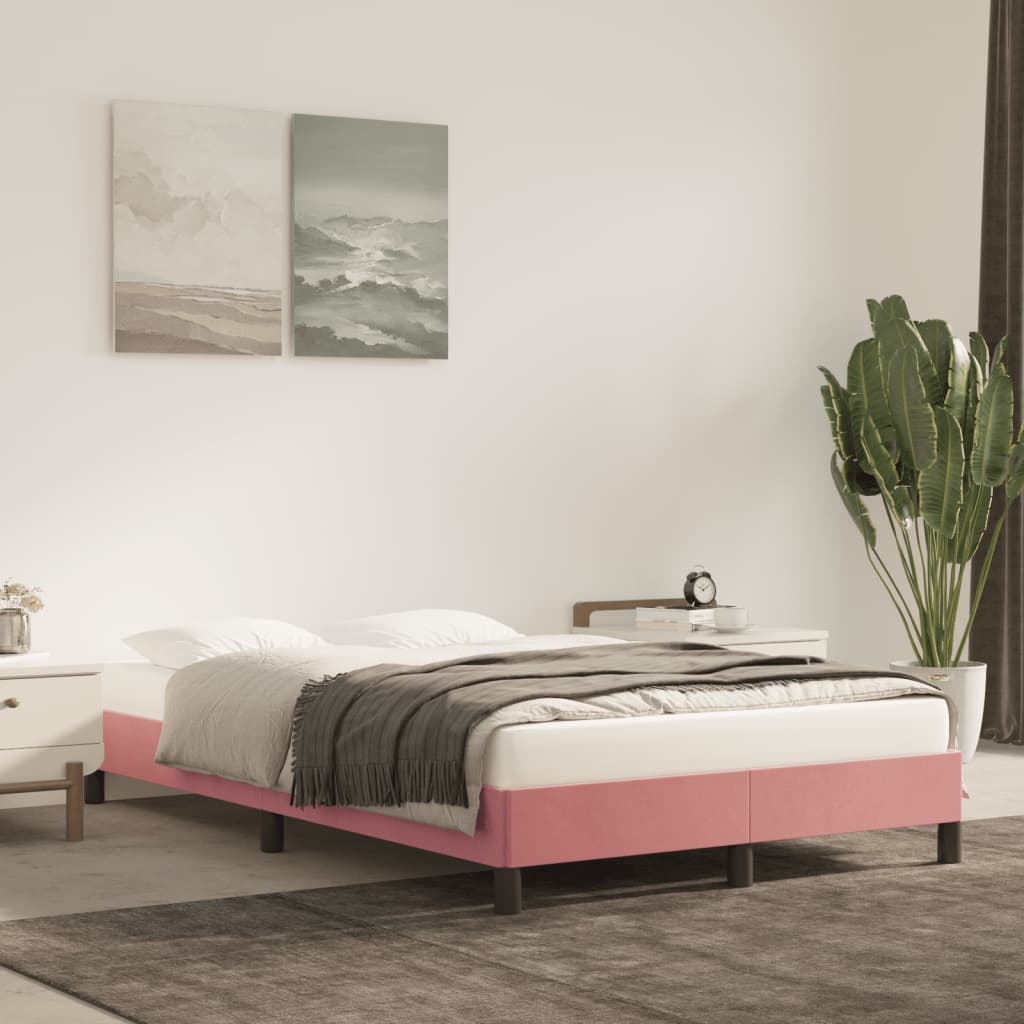 Boxspring Zonder Matras Fluweel