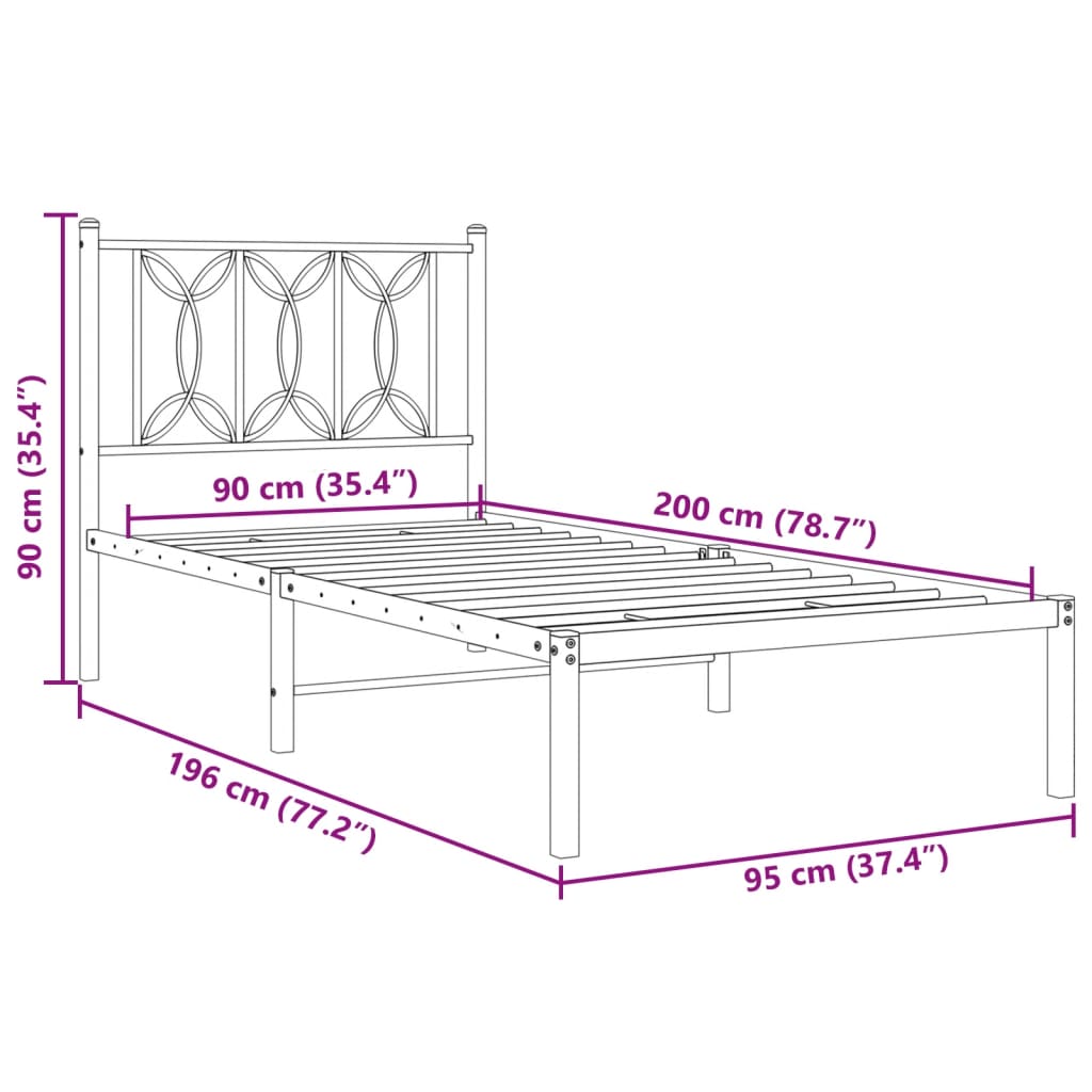 Bedframe Metaal
