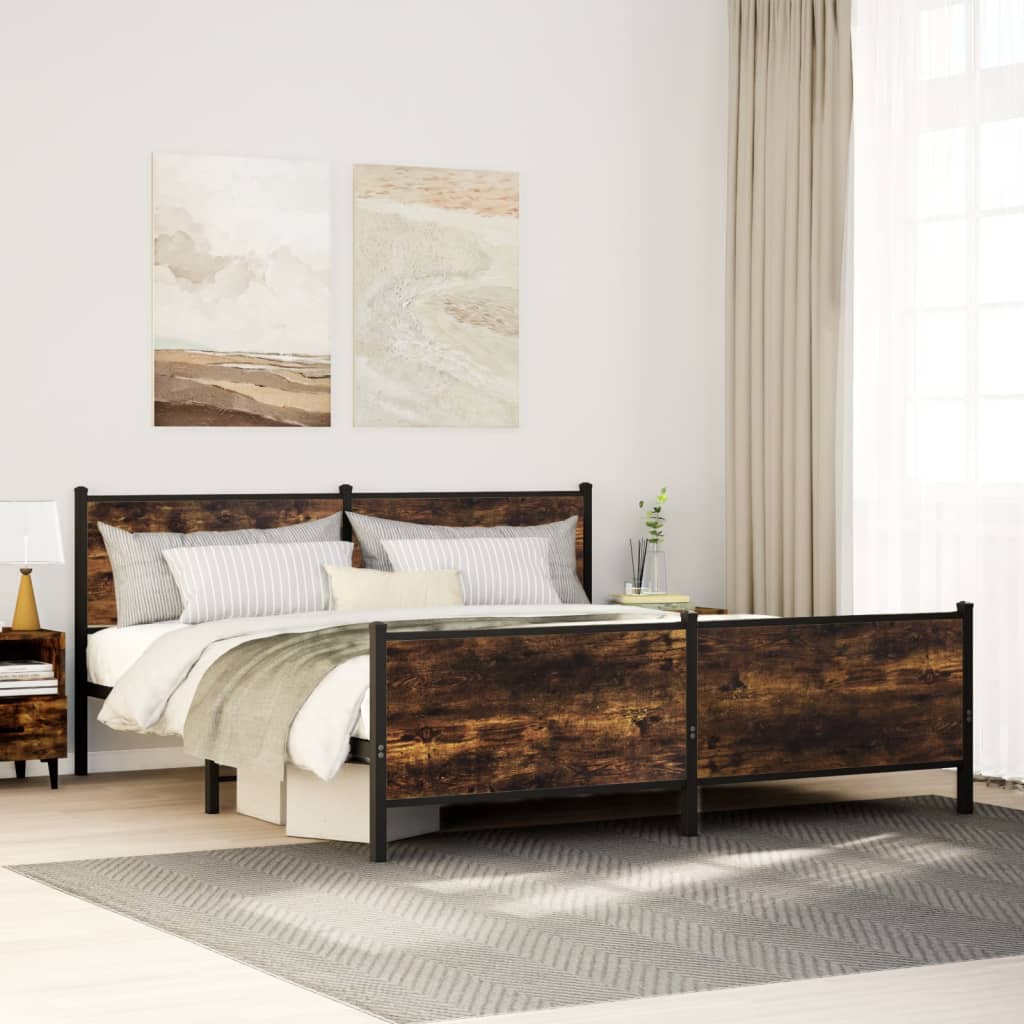 Bedframe Zonder Matras Metaal Ig