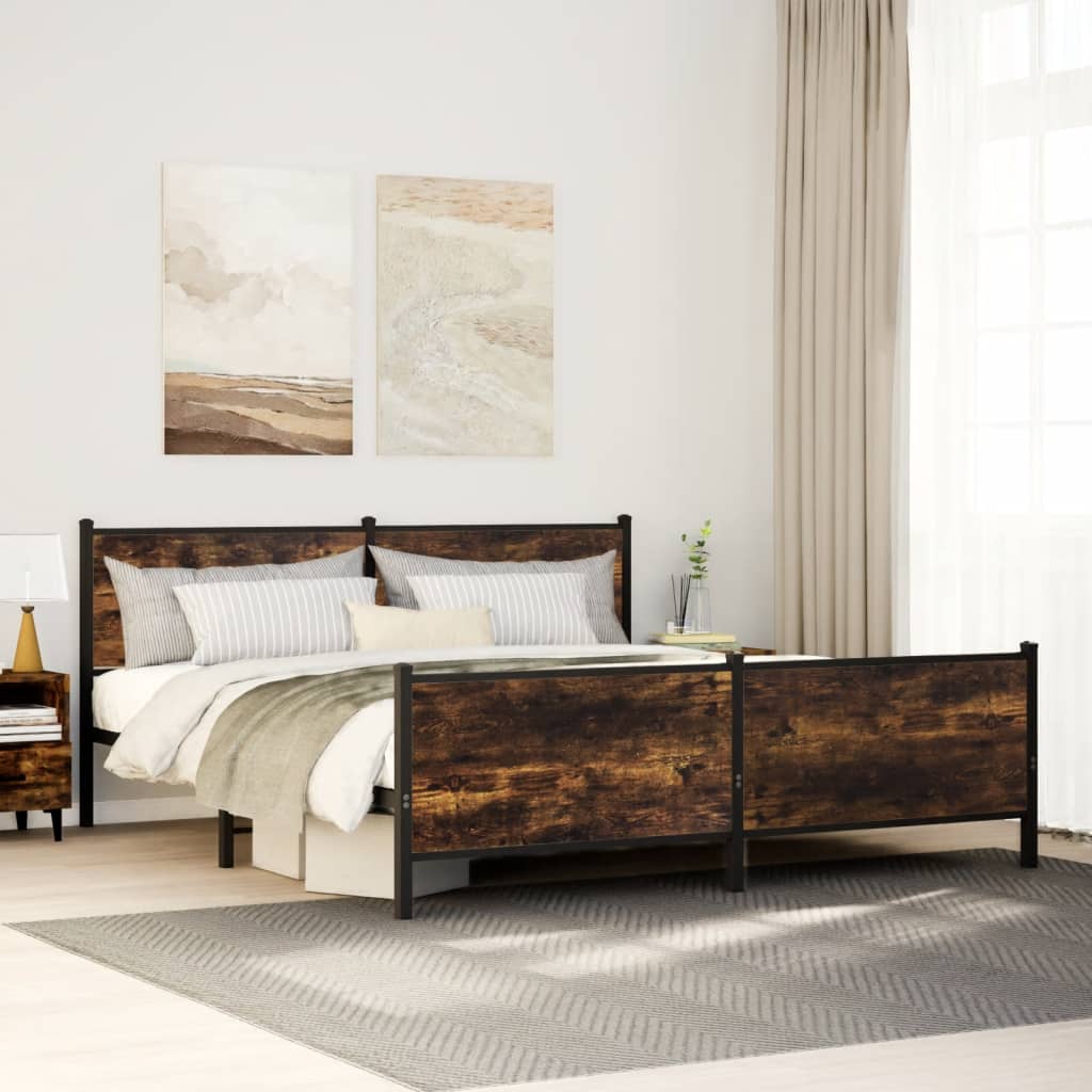 Bedframe Zonder Matras Metaal Ig