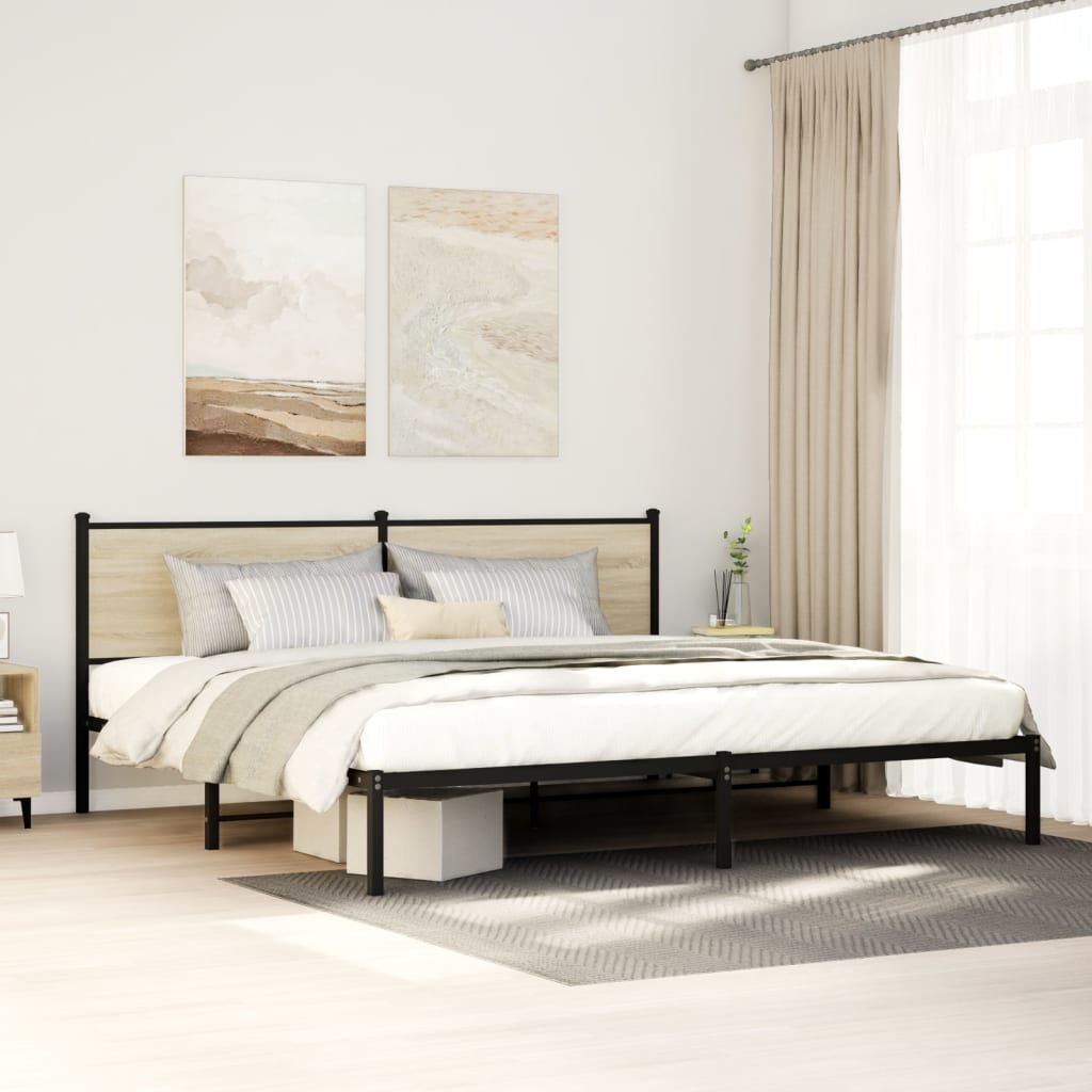 Bedframe Zonder Matras Metaal Kleurig