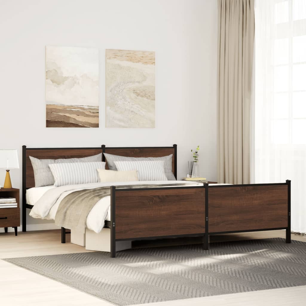 Bedframe Zonder Matras Metaal Ig