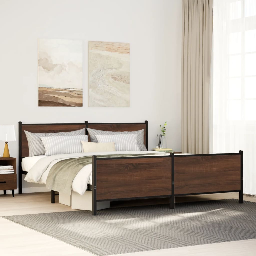 Bedframe Zonder Matras Metaal Ig