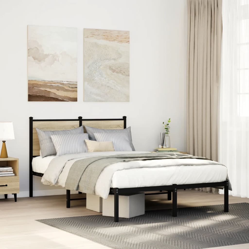 Bedframe Zonder Matras Metaal Kleurig