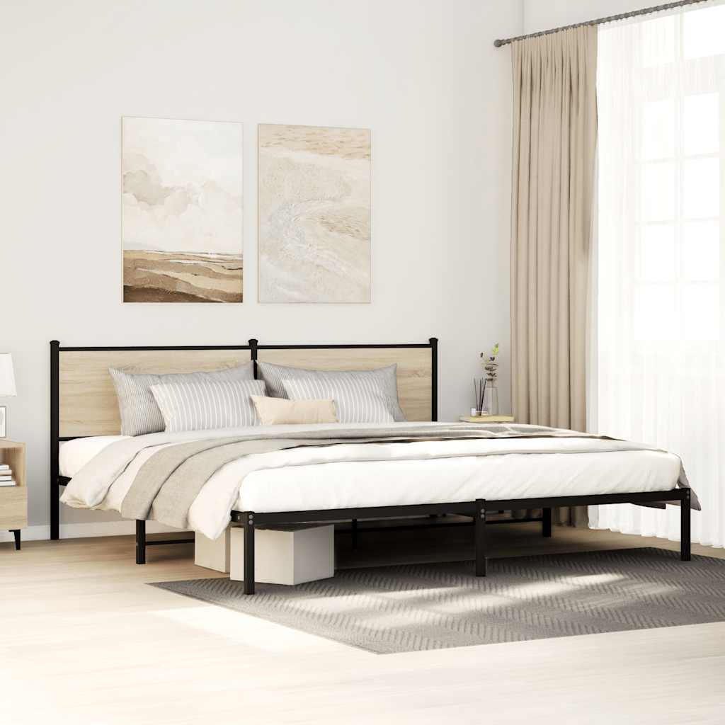 Bedframe Zonder Matras Metaal Kleurig