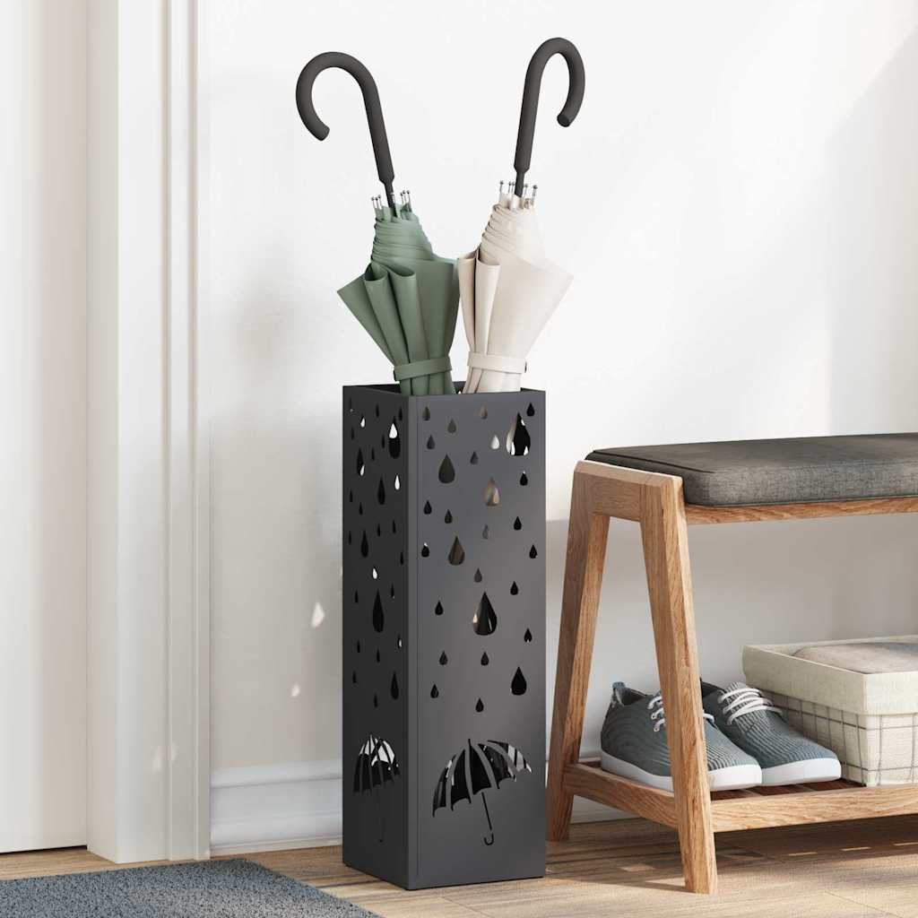 Regen Paraplu Standaard 15,5 X 15,5 X 49 Cm Staal