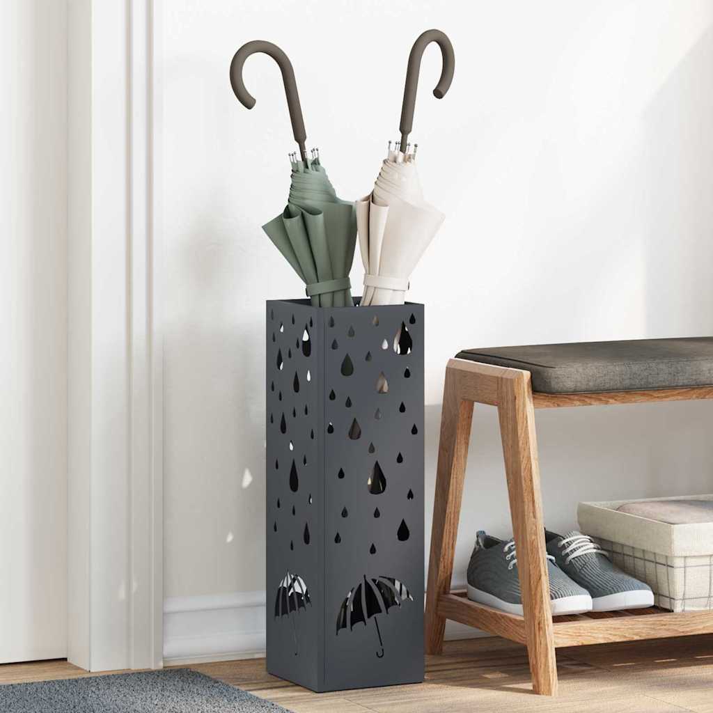 Regen Paraplu Standaard 15,5 X 15,5 X 49 Cm Staal
