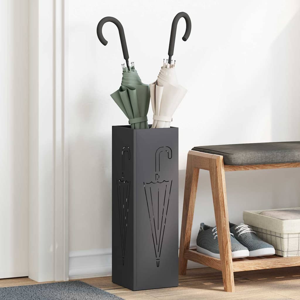 Regen Paraplu Standaard 15,5 X 15,5 X 49 Cm Staal