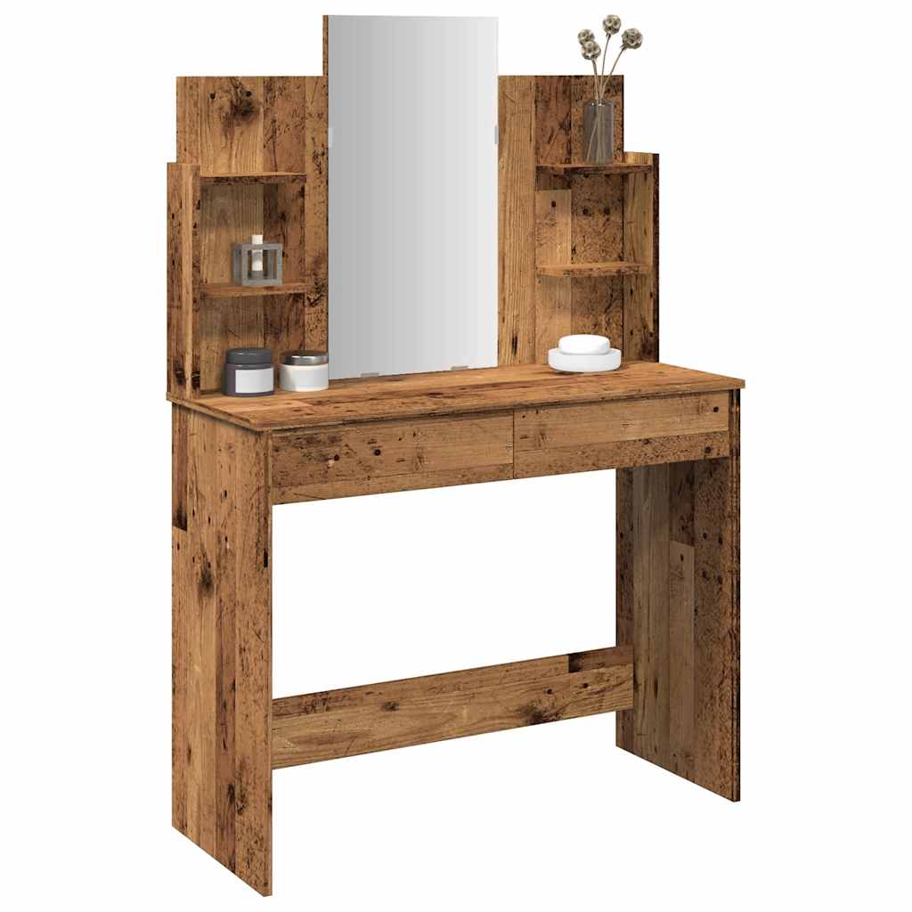 Kaptafel Met Spiegel 96X39X142 Cm
