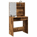 Kaptafel Met Led-Verlichting 74,5X40X141 Cm