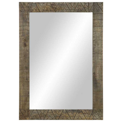 Badkamerspiegel 50X2,5X70 Cm Massief Mangohout