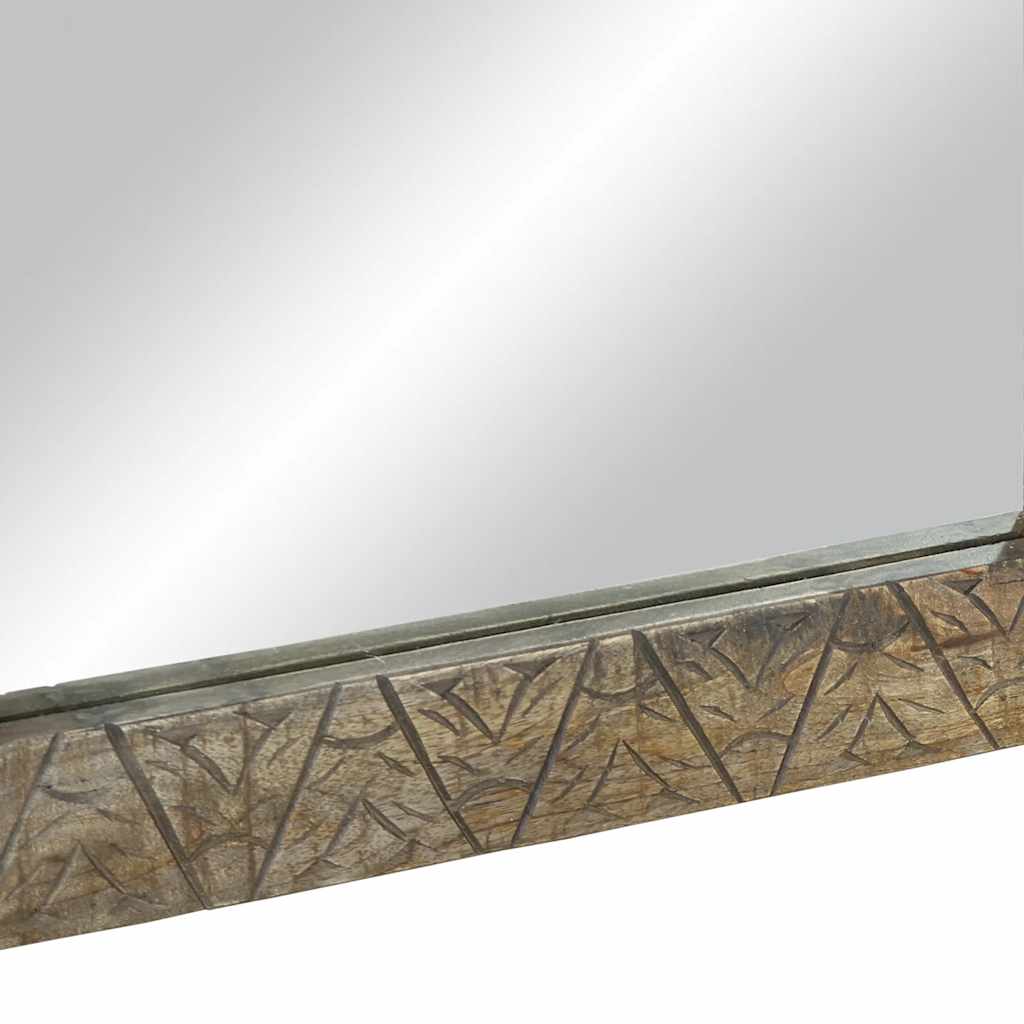 Badkamerspiegel 50X2,5X70 Cm Massief Mangohout