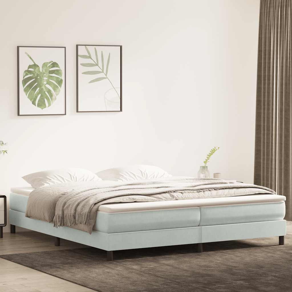 Boxspring Zonder Matras Fluweel