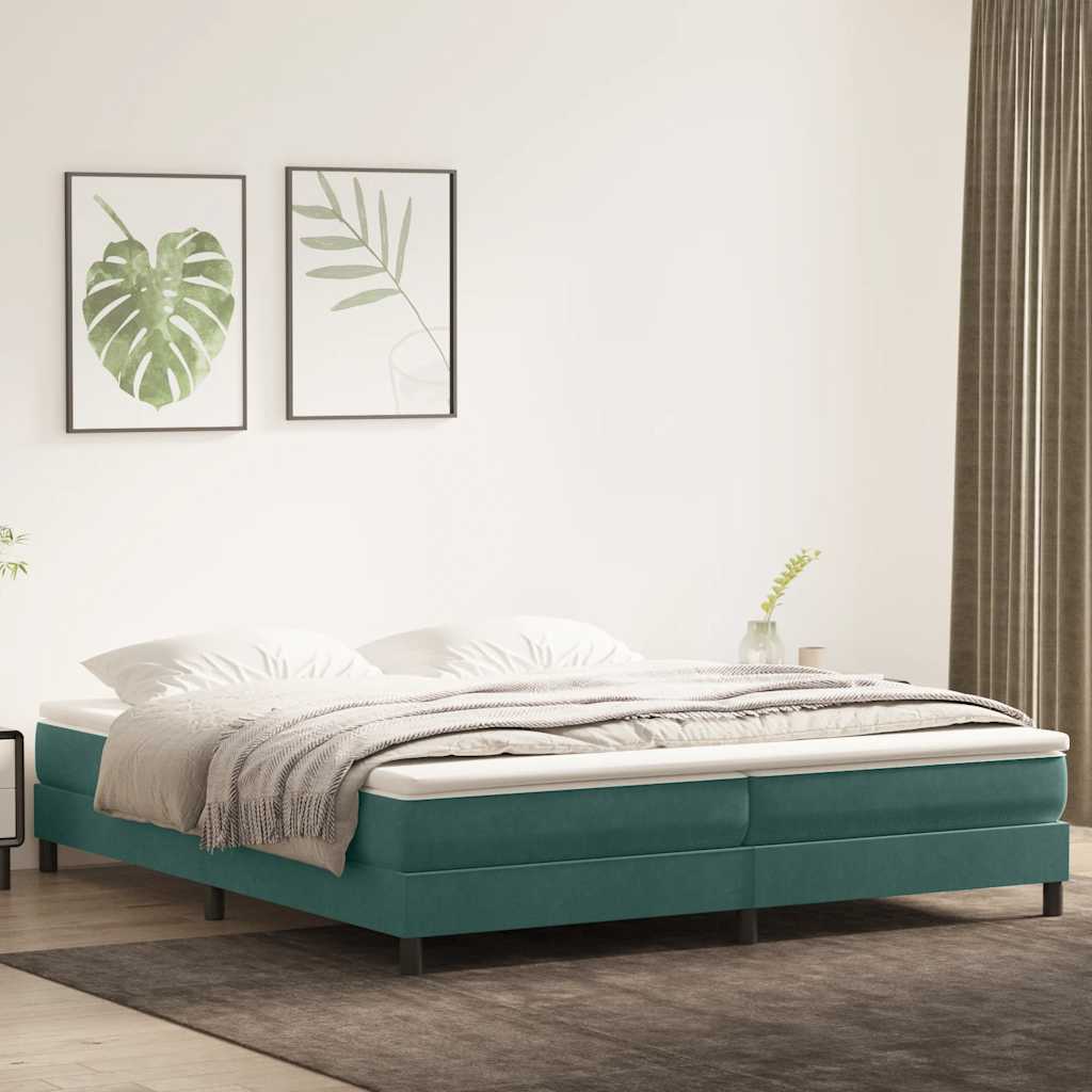 Boxspring Zonder Matras Fluweel