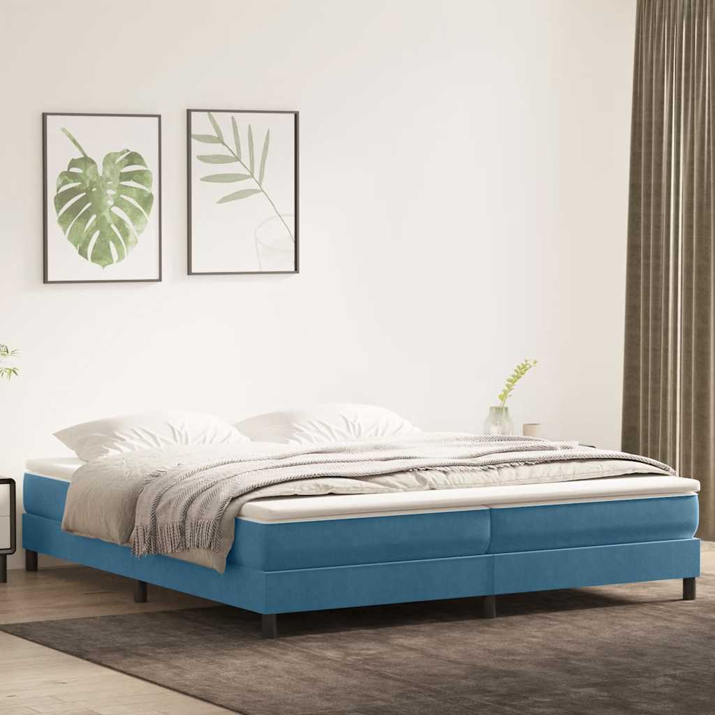 Boxspring Zonder Matras Fluweel