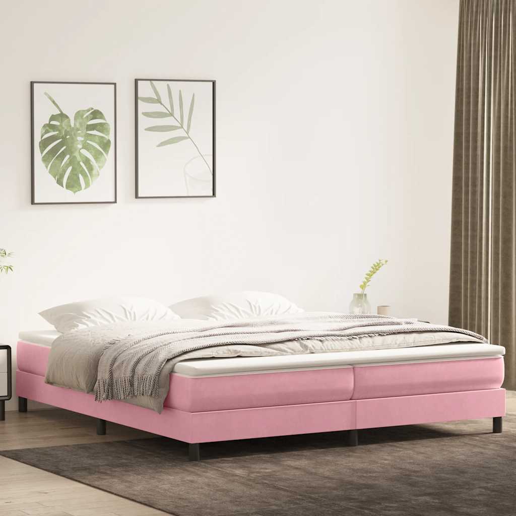 Boxspring Zonder Matras Fluweel