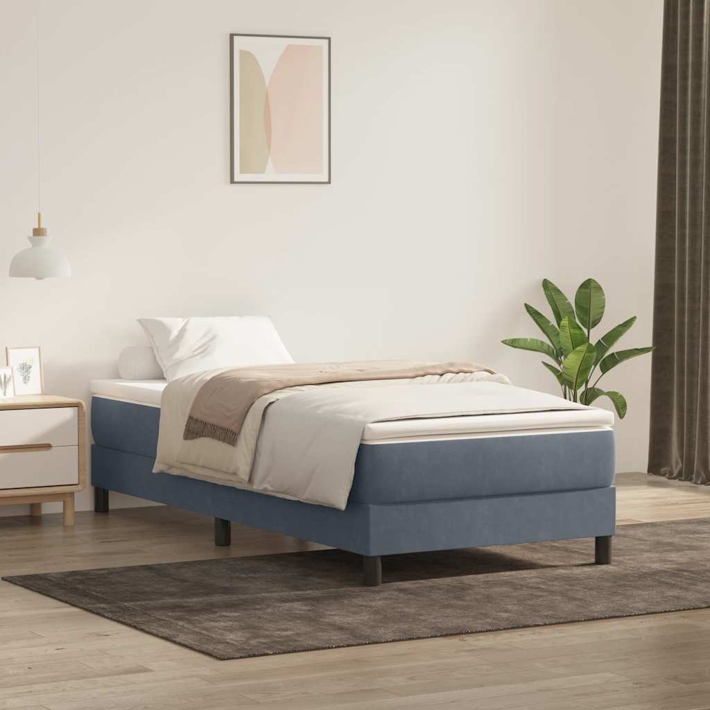 Boxspring Zonder Matras Fluweel