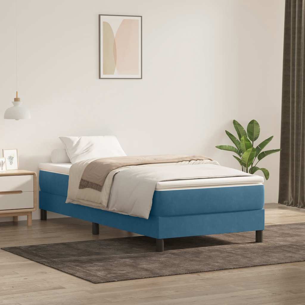 Boxspring Zonder Matras Fluweel