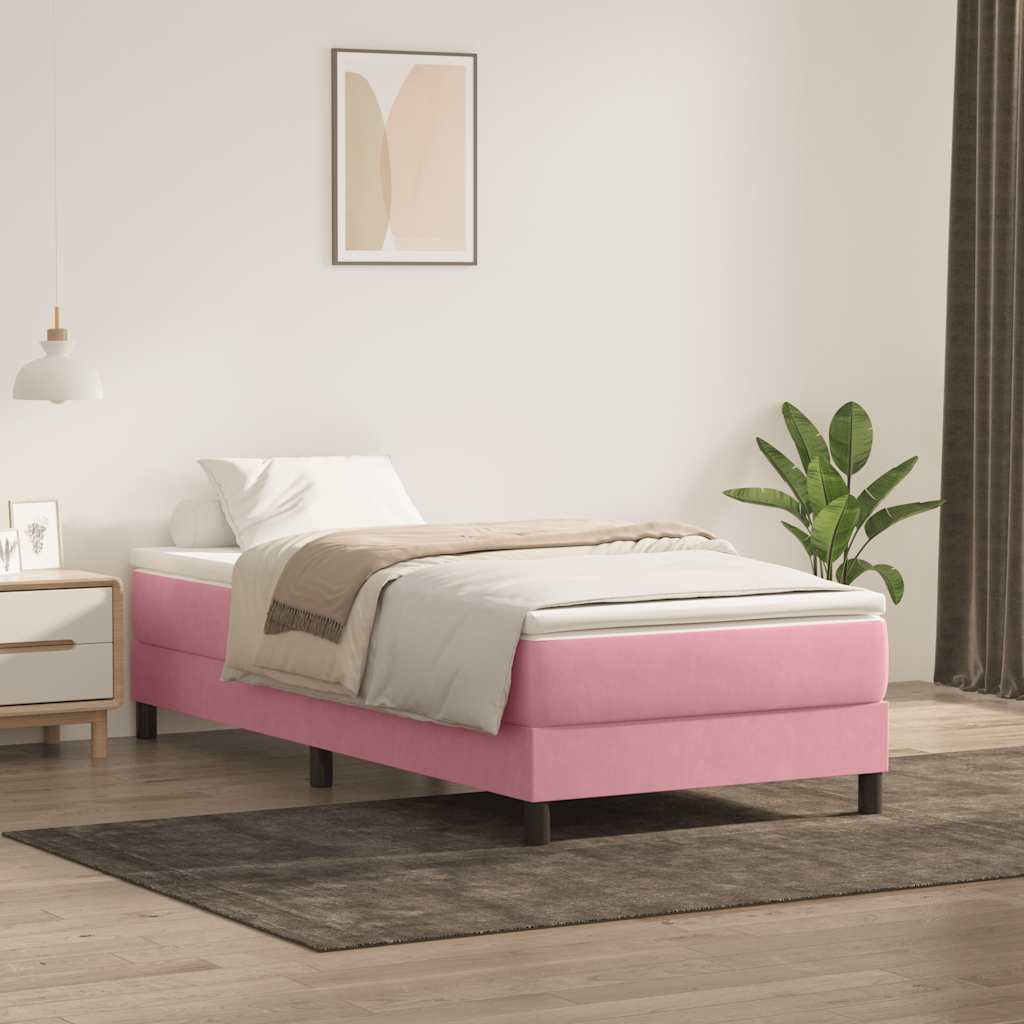 Boxspring Zonder Matras Fluweel