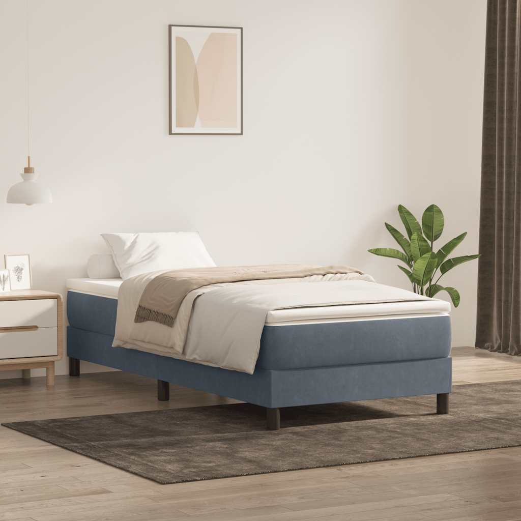 Boxspring Zonder Matras Fluweel