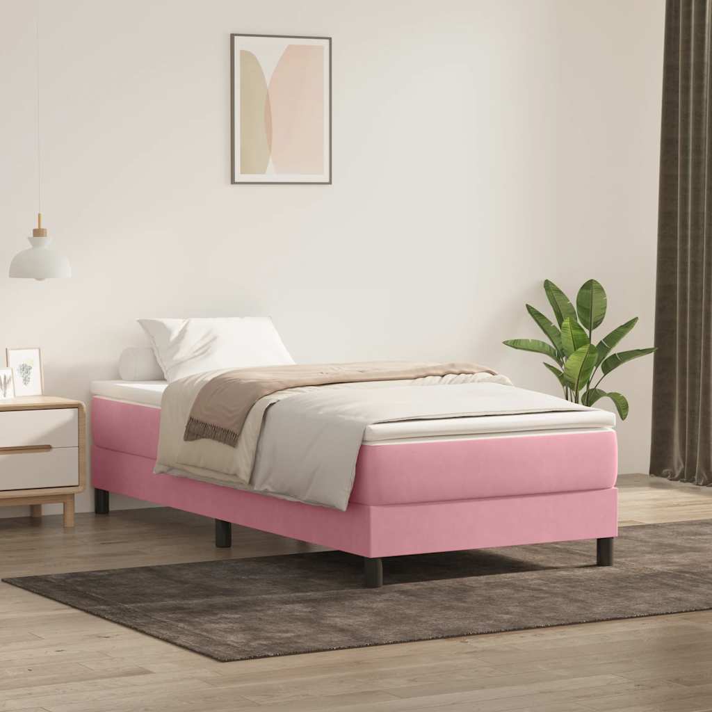 Boxspring Zonder Matras Fluweel