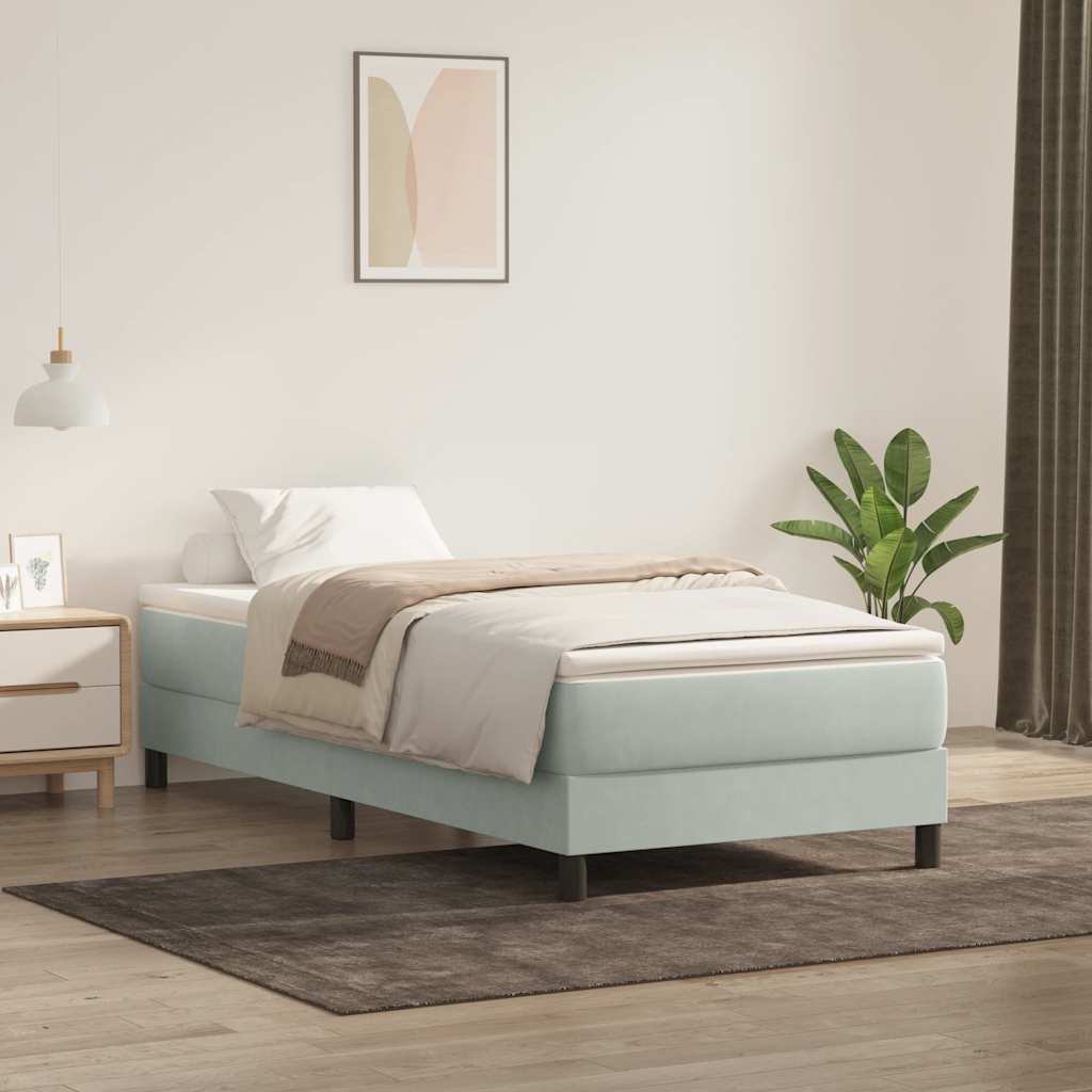 Boxspring Zonder Matras Fluweel